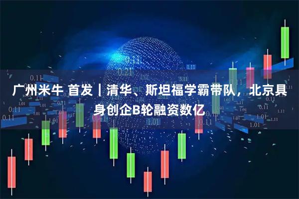 广州米牛 首发｜清华、斯坦福学霸带队，北京具身创企B轮融资数亿